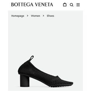 Bottega Veneta ATOMIC Net Heel Pump EUC 36